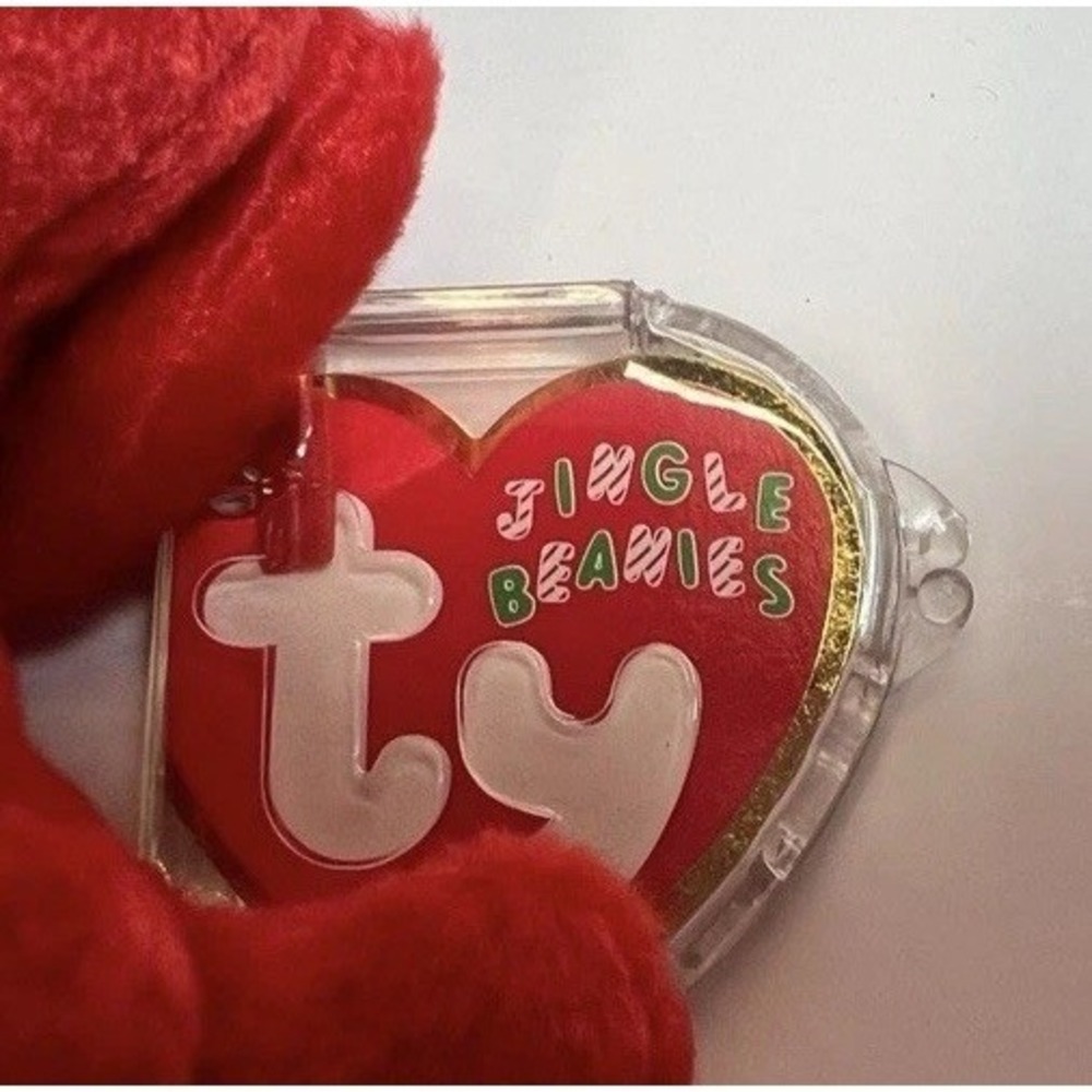 NEW 5 Teenie Jingle  Beanies Rover  (Red‎ Dogs) So Adorable! - Picture 2 of 6
